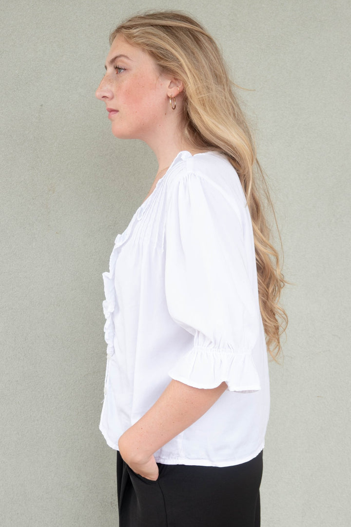 Anthea Blouse - Optic White - Jaffi's