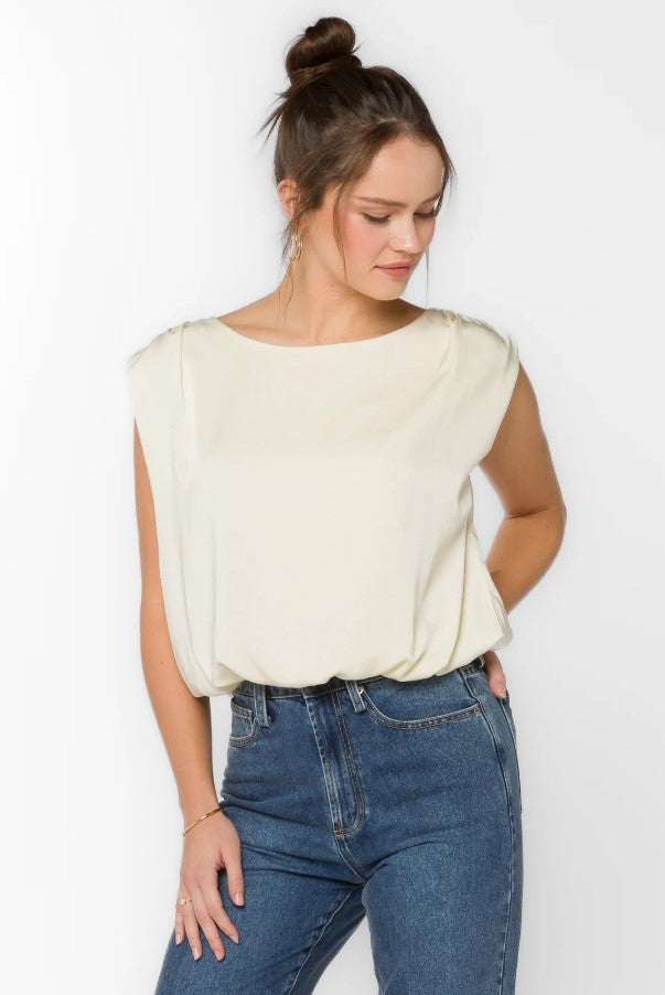 Apollo Silky Blouse - Ivory