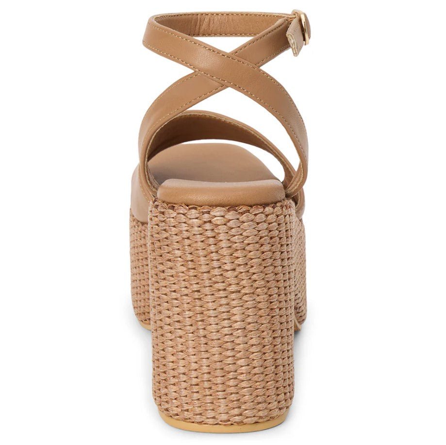 Arden Platform Heel - Cognac - Jaffi's