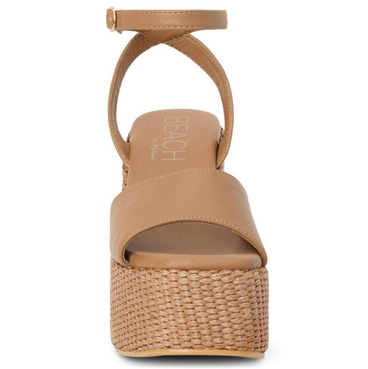 Arden Platform Heel - Cognac - Jaffi's