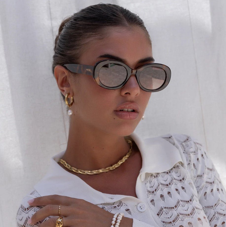 Aria Sunglasses - Brown Tortoise - Jaffi&