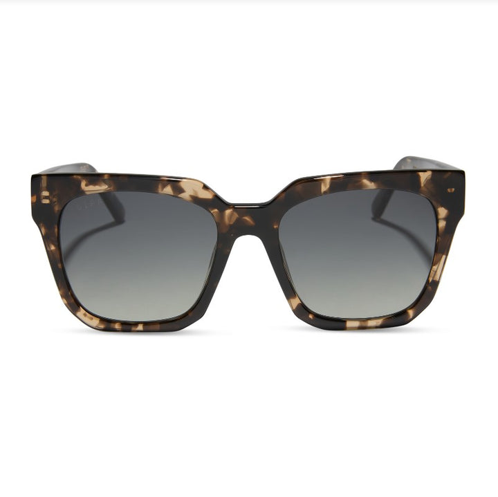 Ariana Sunglasses - Espresso Tort. + Grey Gradient Polarized