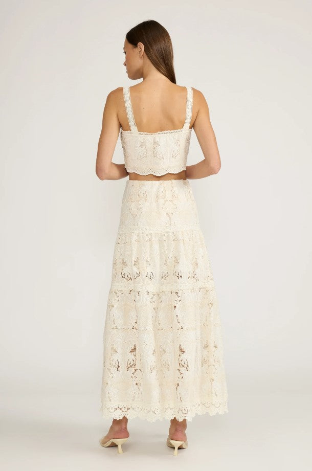 Ariel Crop Top - Cream