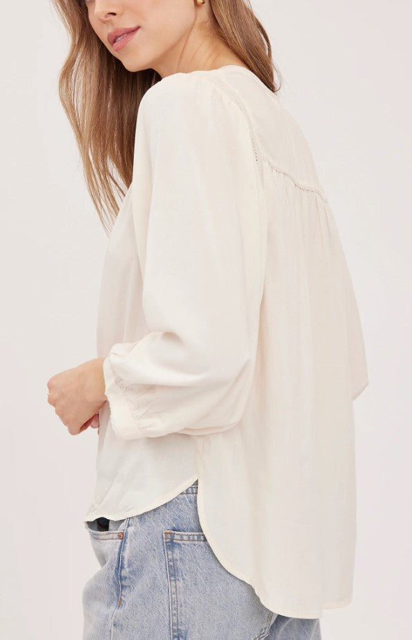 Ashlyn Blouse - Cream