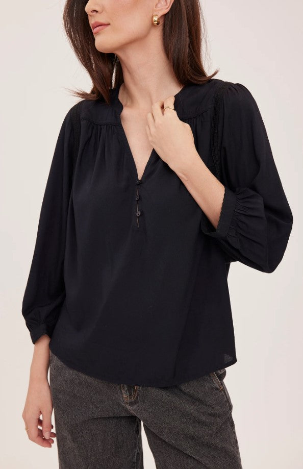 Ashlyn Blouse - Black