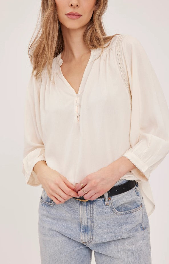 Ashlyn Blouse - Cream