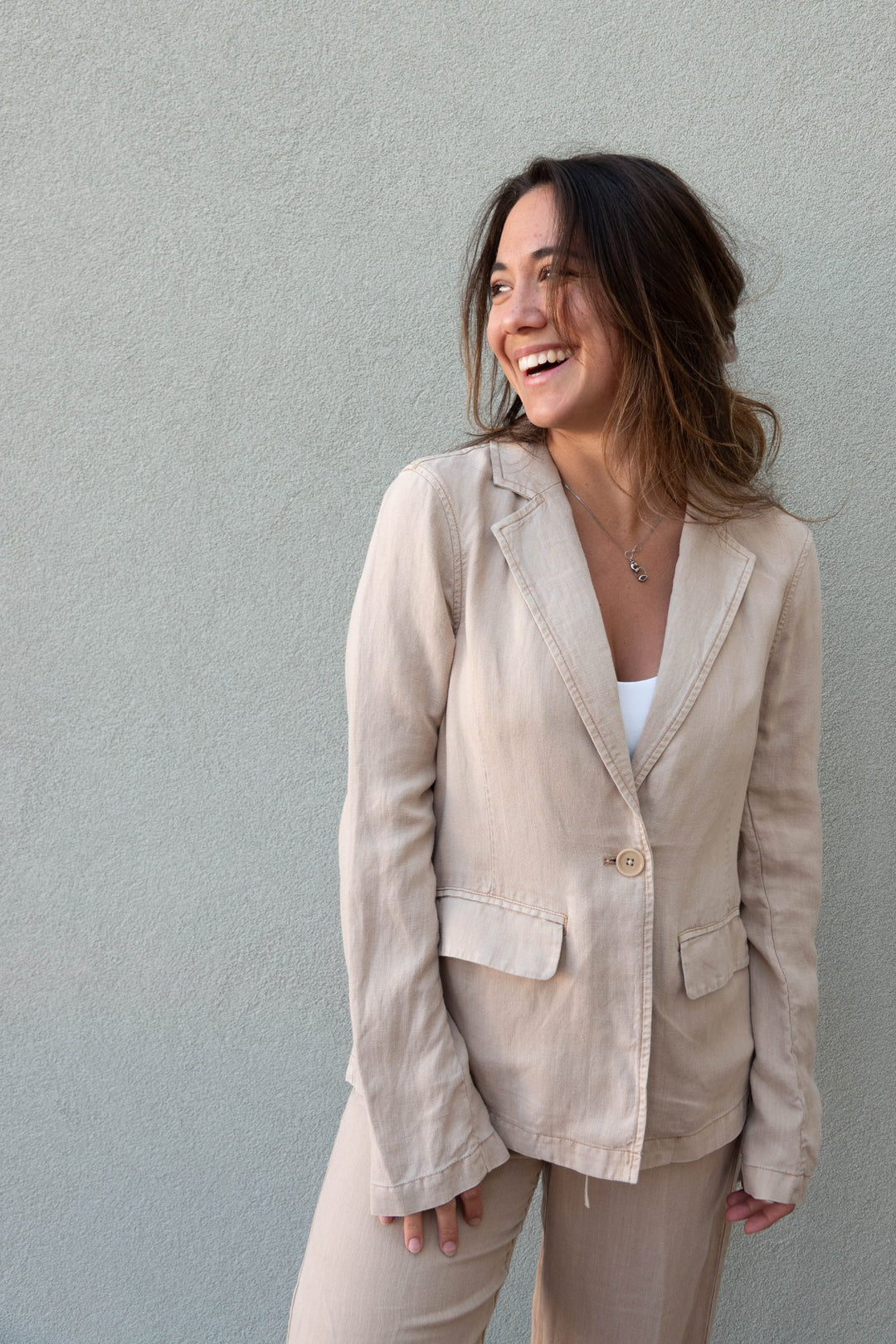 Aubrey Blazer - Macadamia - Jaffi's