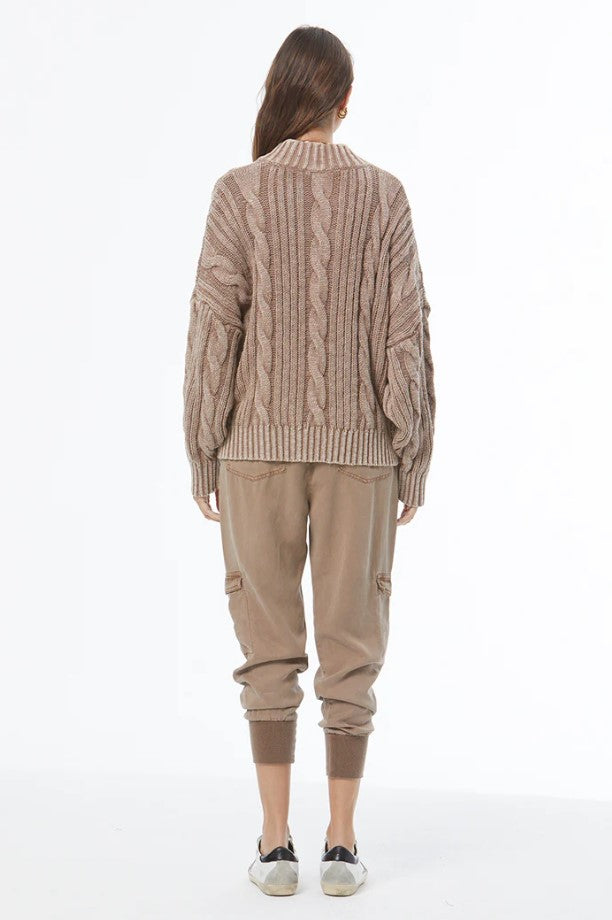 Auckland Sweater - Shitake Mineral Wash