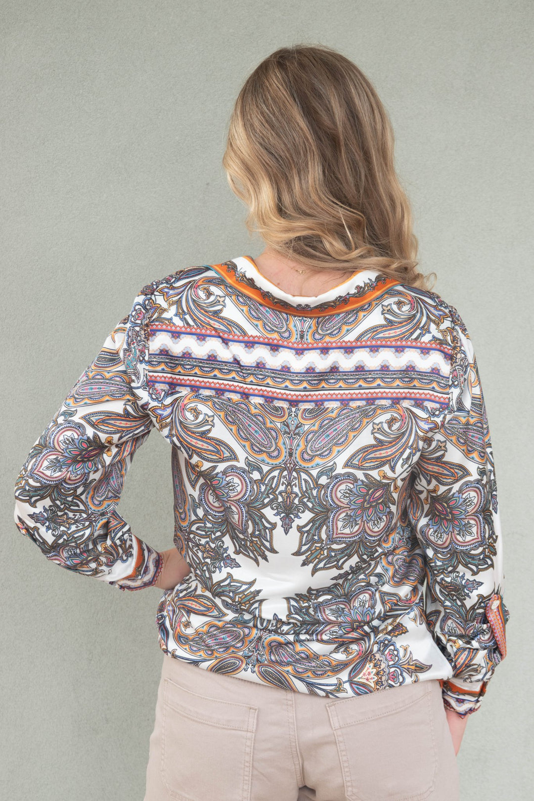 Audyn Button Down Blouse - Ivory - Jaffi's