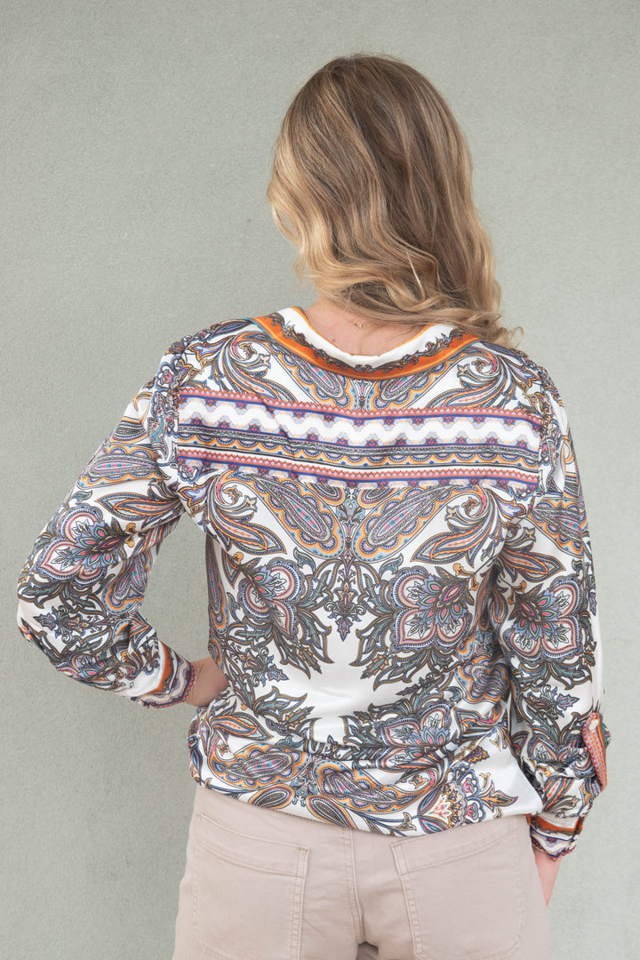 Audyn Button Down Blouse - Ivory - Jaffi's