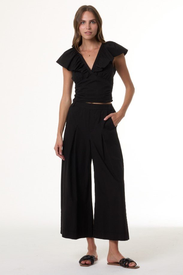 Augie Crop Pant - Black - Jaffi's