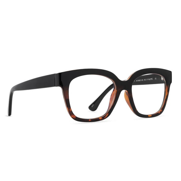 Ava Blue Light Readers - Black Tortoise