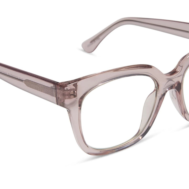 Ava Blue Light Readers - Light Pink Crystal