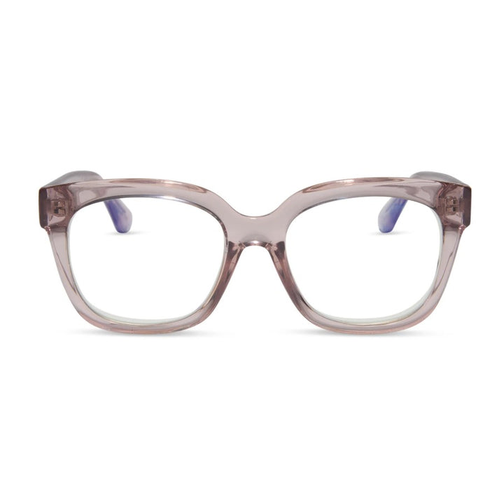 Ava Blue Light Readers - Light Pink Crystal