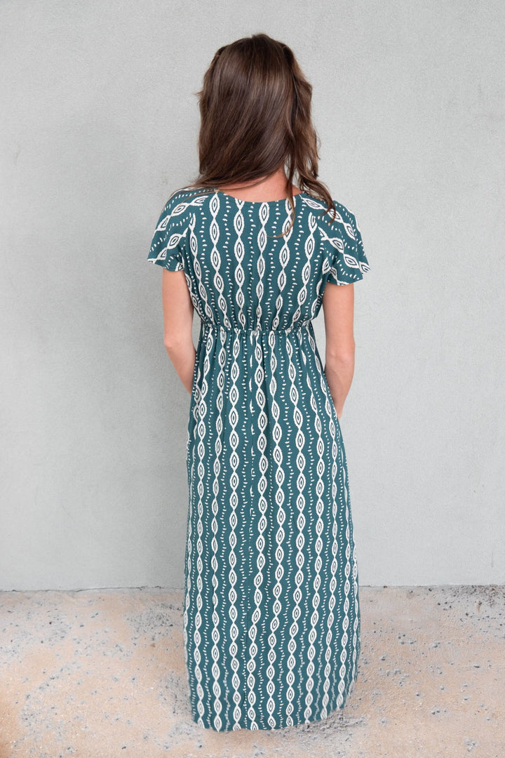 Avelle Maxi Dress - Axis Green - Jaffi&