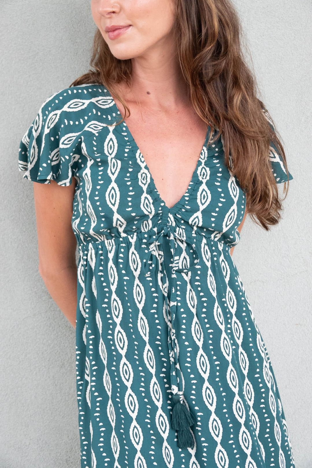 Avelle Maxi Dress - Axis Green - Jaffi&