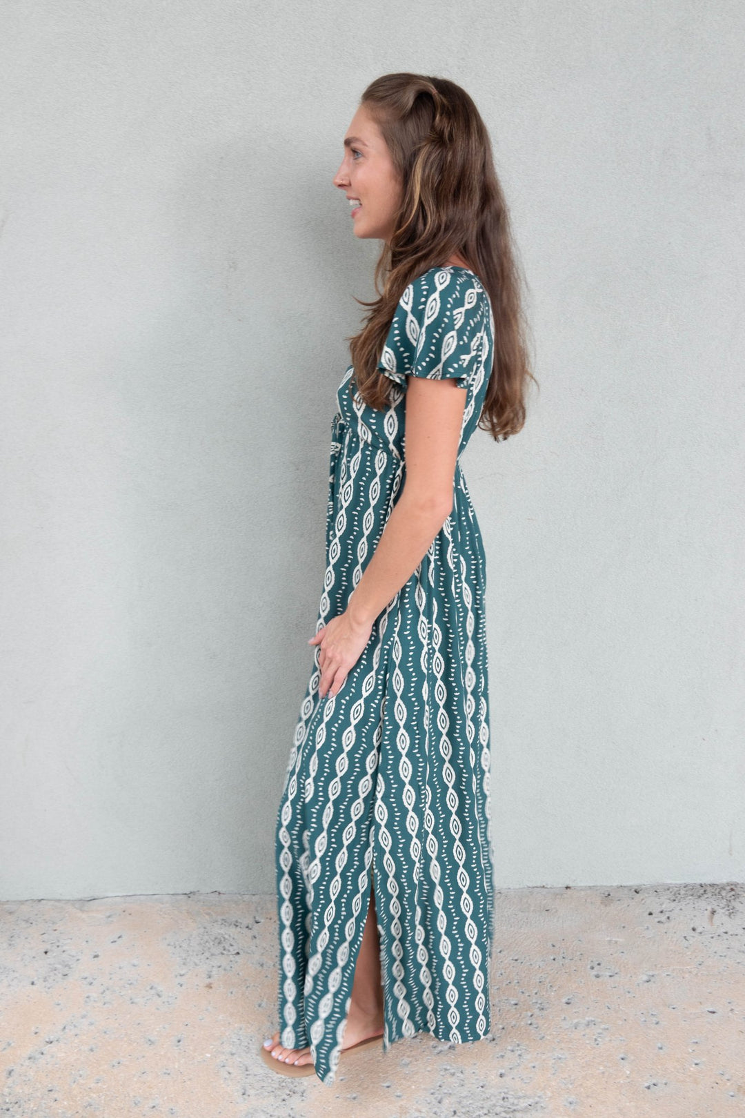 Avelle Maxi Dress - Axis Green - Jaffi&