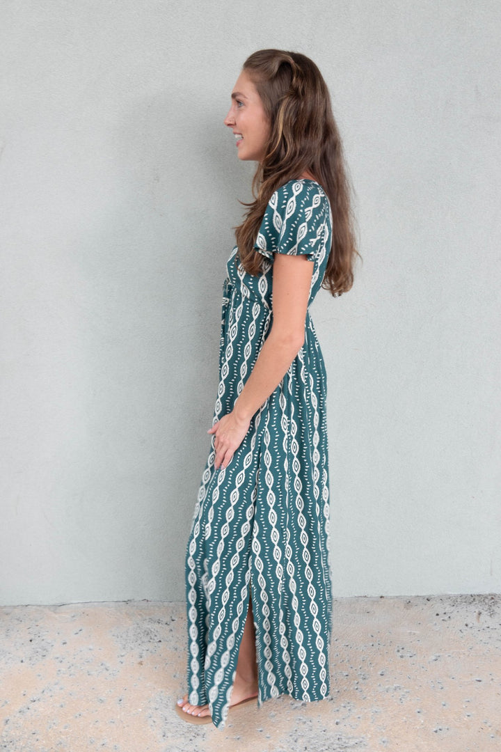 Avelle Maxi Dress - Axis Green - Jaffi&