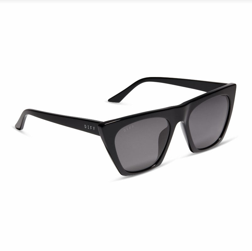 Billie Sunglasses - Black + Grey + Polarized