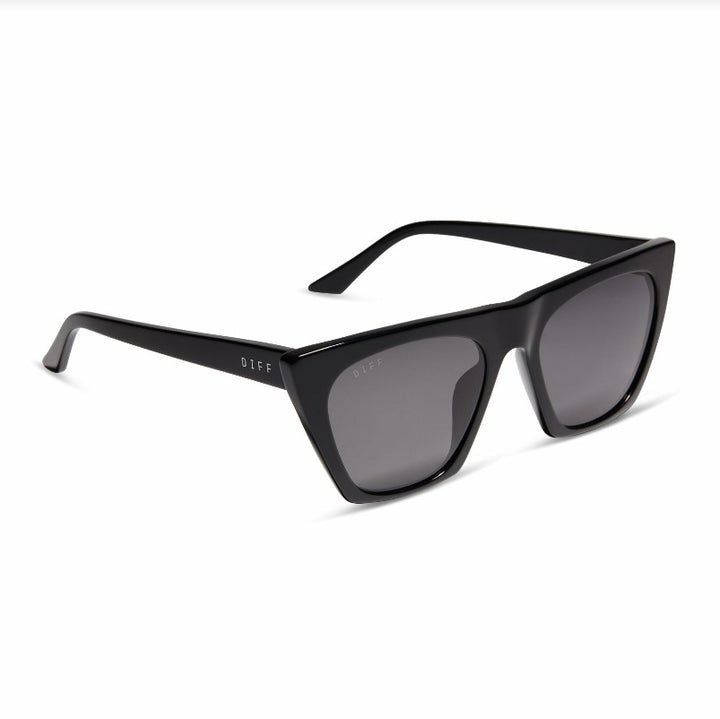 Avril Sunglasses - Black + Grey Polarized