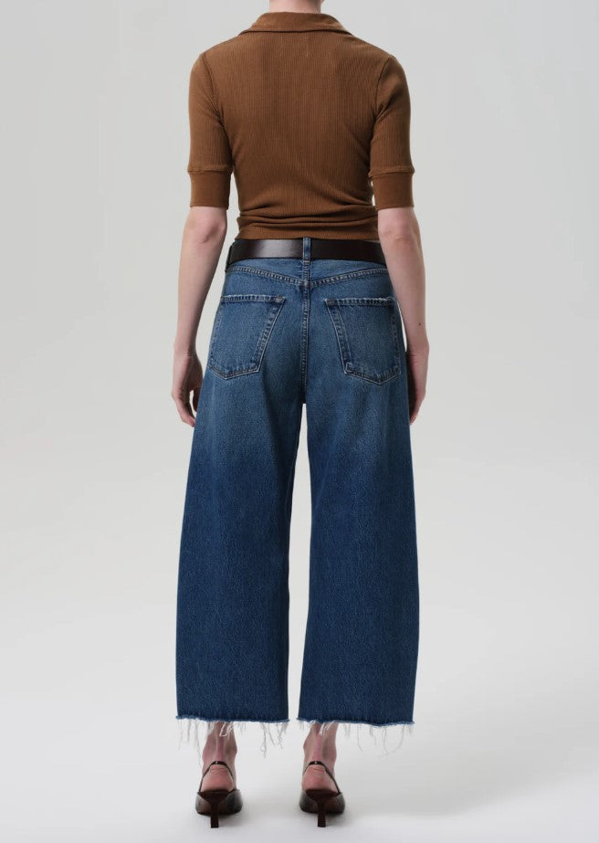Ayla Raw Hem Crop - Chaya