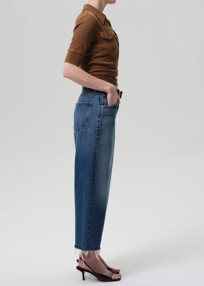 Ayla Raw Hem Crop - Chaya