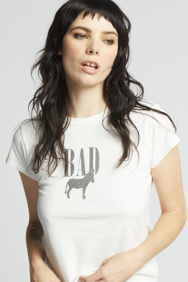 Bad Ass Baby Tee - White