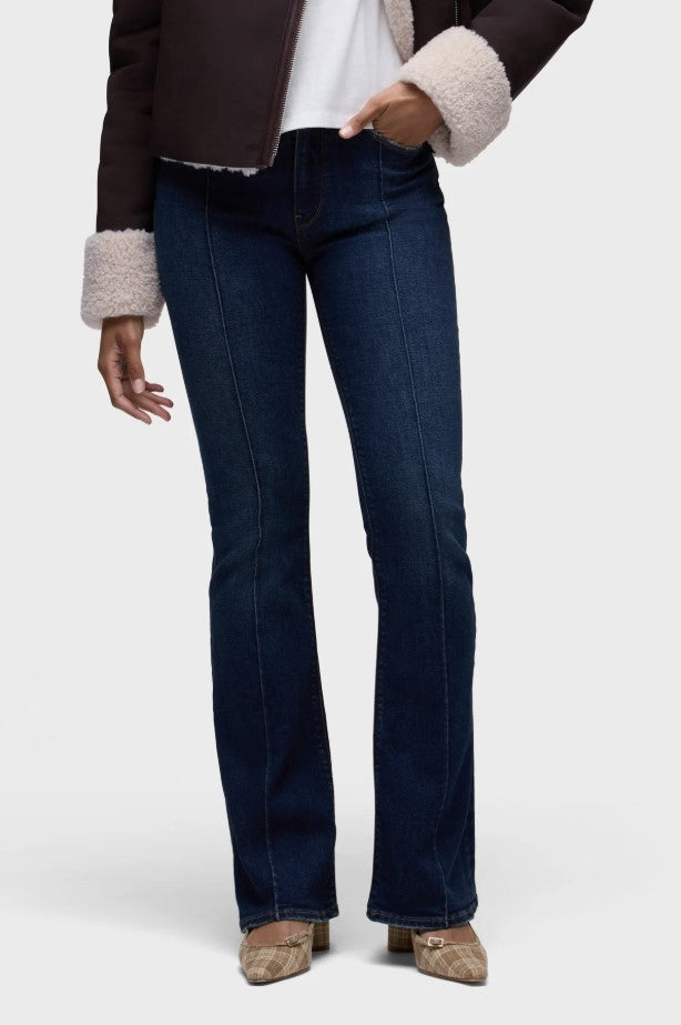 Barbara High Rise Pintuck Boot - Electric Light
