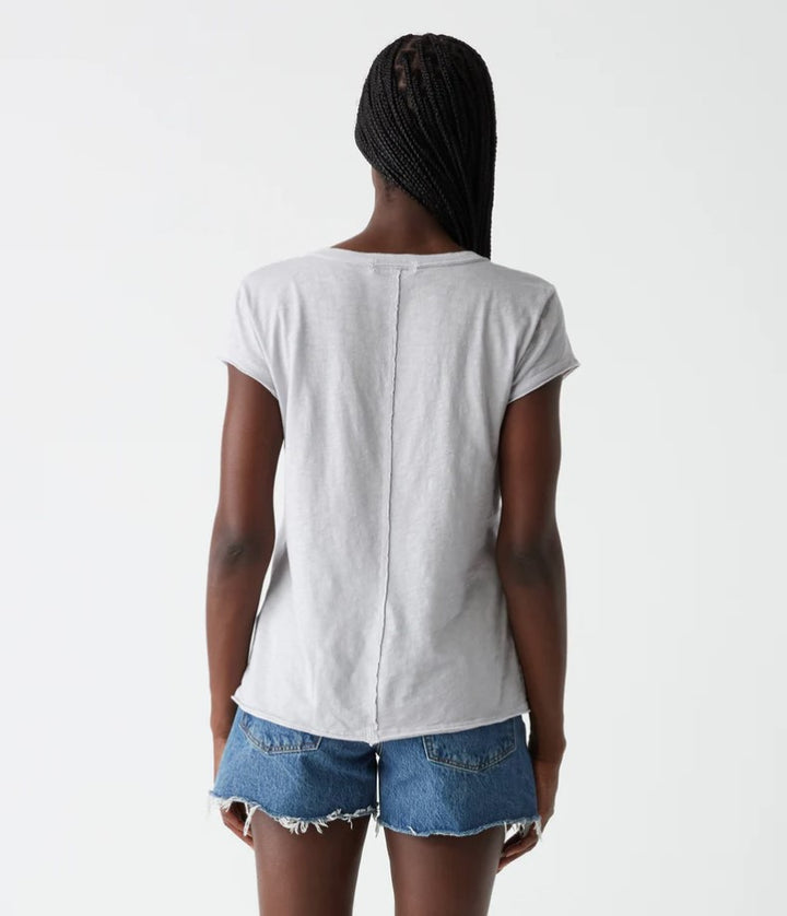 Baxter V-Neck Raw Edge Tee