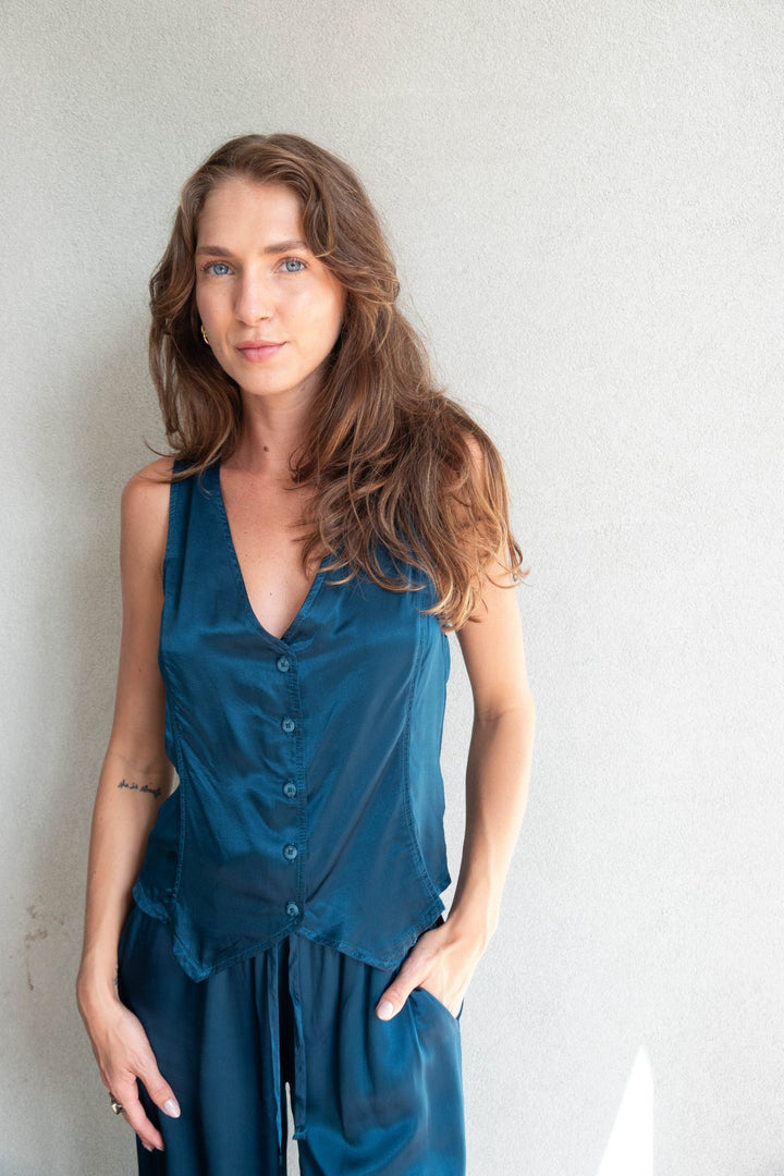 Bay Silky Vest - Ocean Wave - Jaffi&