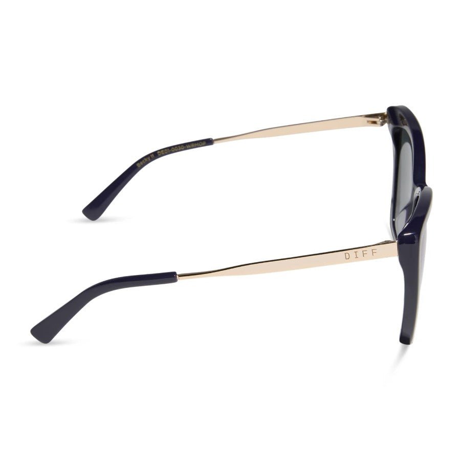 Becky II Sunglasses - Royal + Mirror Midnight Polarized - Jaffi's