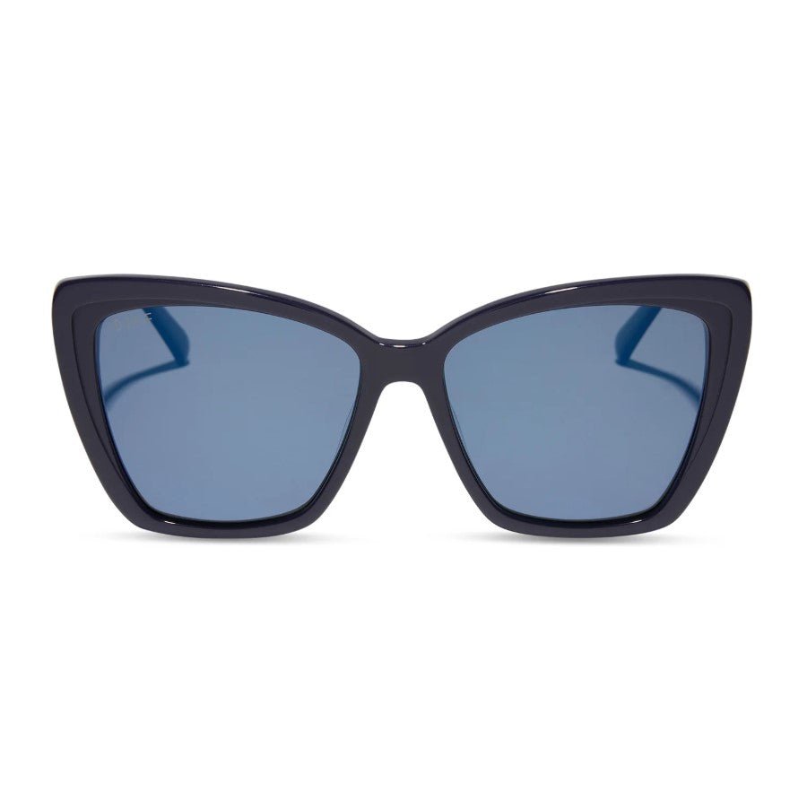 Becky II Sunglasses - Royal + Mirror Midnight Polarized - Jaffi's
