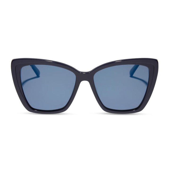 Becky II Sunglasses - Royal + Mirror Midnight Polarized - Jaffi's