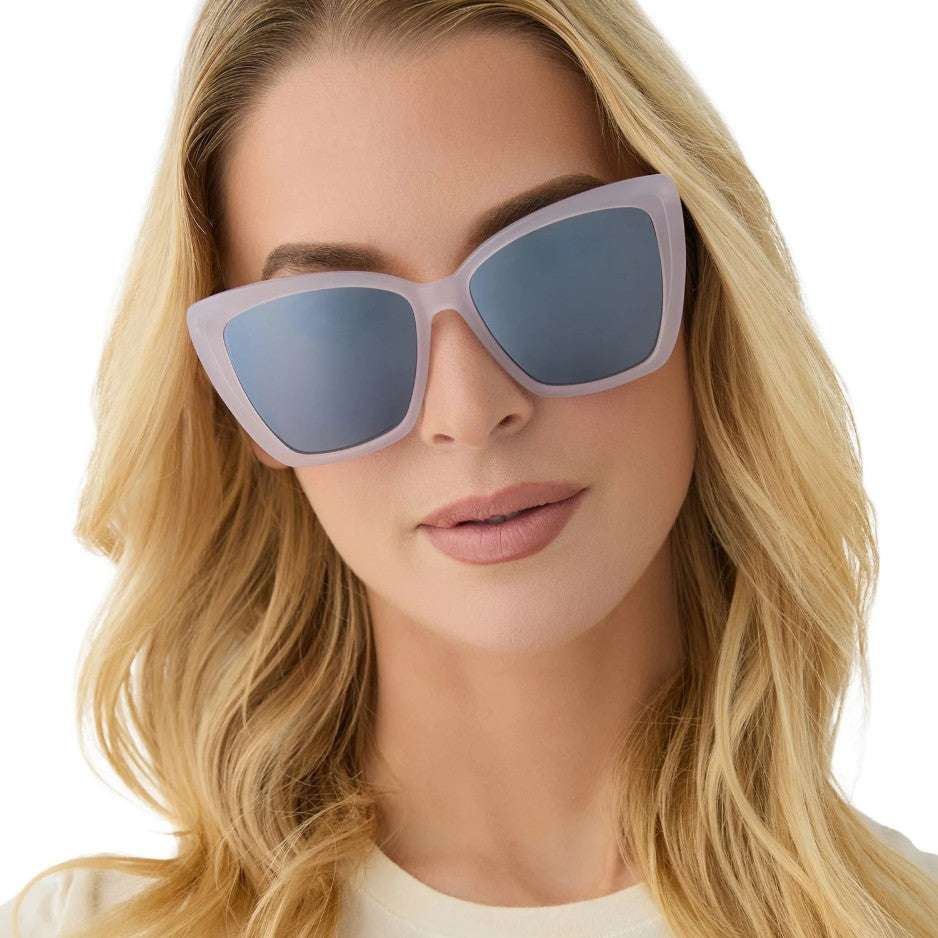 Becky II Sunglasses - Thistle + Grey Silver Flash Polarized