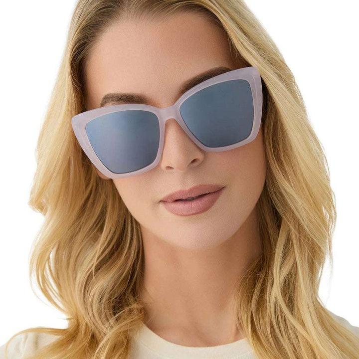 Becky II Sunglasses - Thistle + Grey Silver Flash Polarized