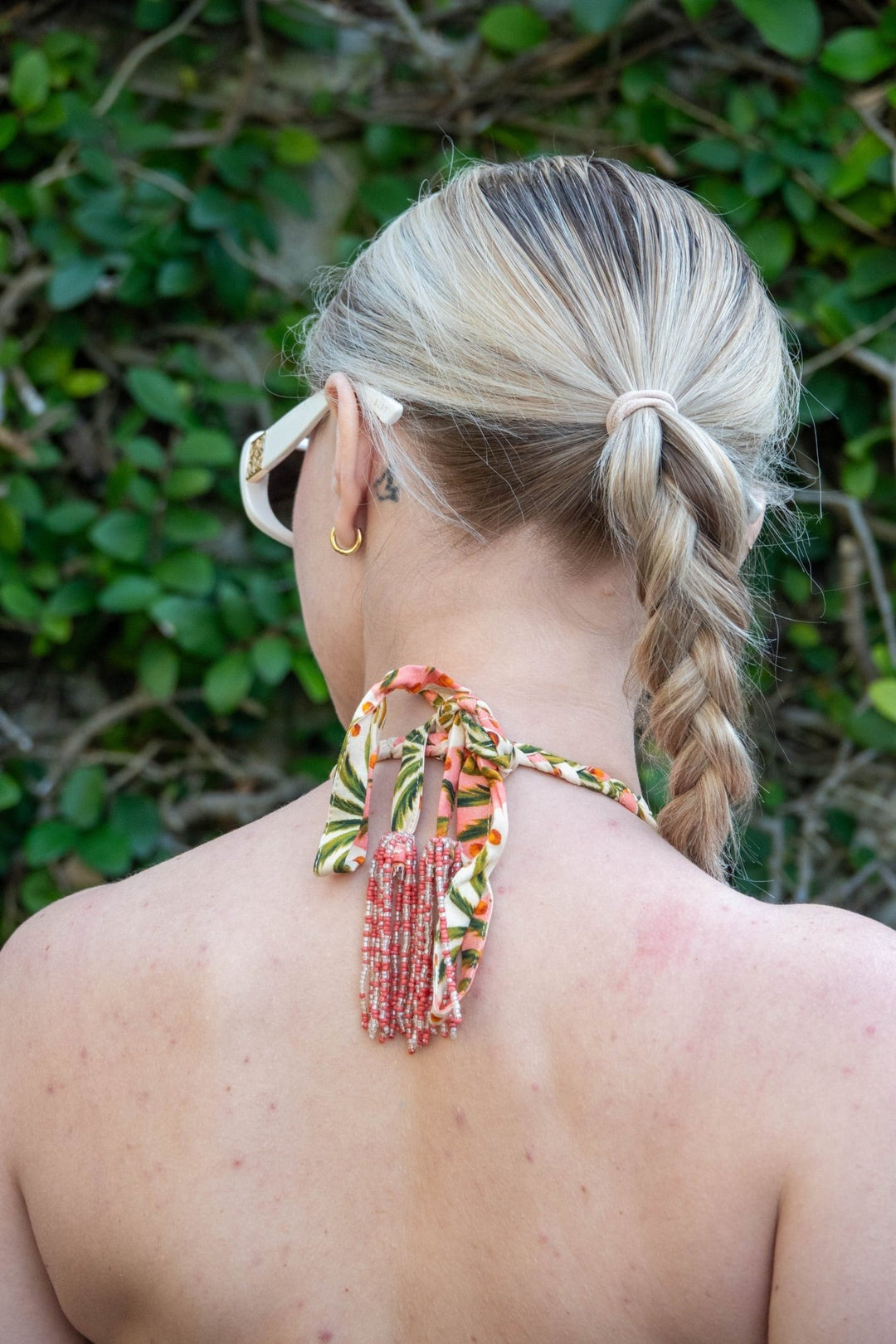 Belize Braided Mini Dress - Palm Beach Palm - Jaffi's