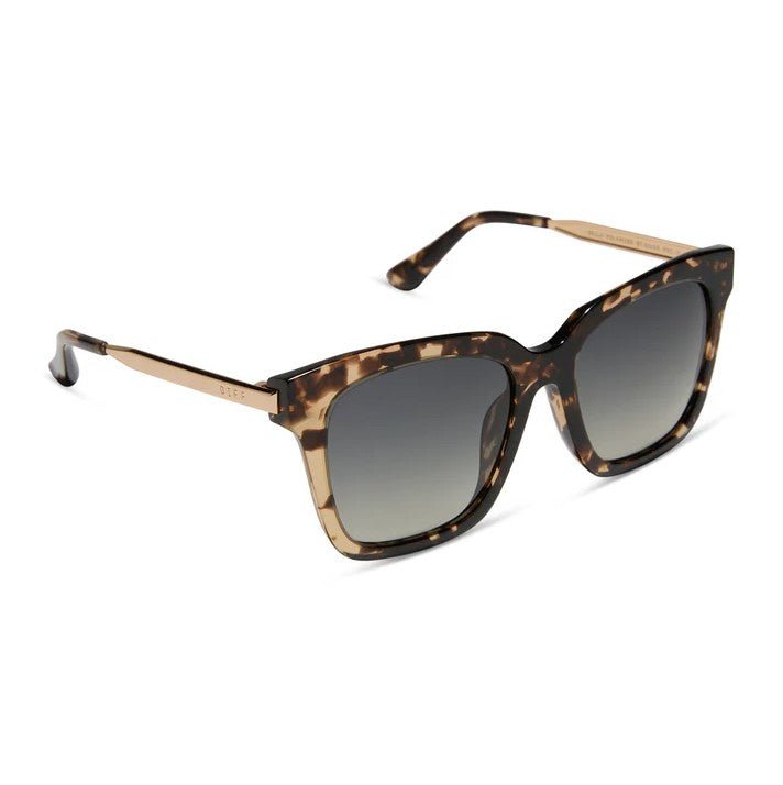 Bella Sunglasses - Espresso Tortoise + Grey Gradient Polarized - Jaffi's