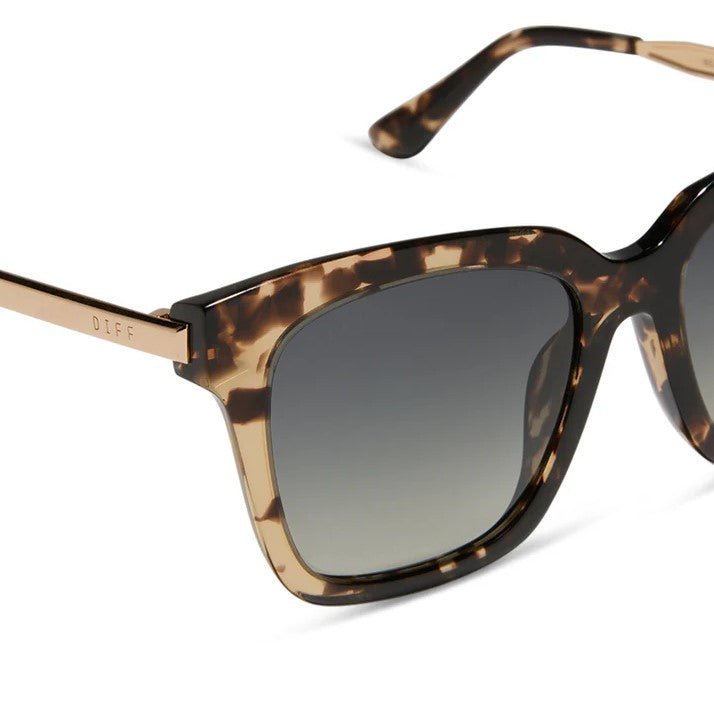 Bella Sunglasses - Espresso Tortoise + Grey Gradient Polarized - Jaffi&