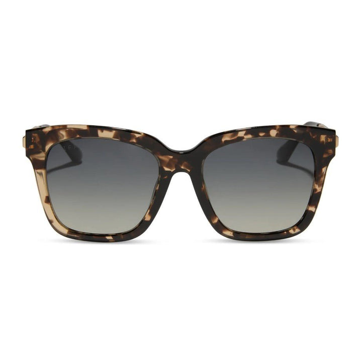 Bella Sunglasses - Espresso Tortoise + Grey Gradient Polarized - Jaffi&