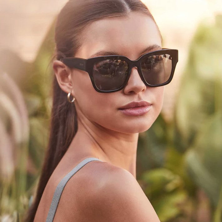 Bella II Sunglasses - Black + Grey Polarized