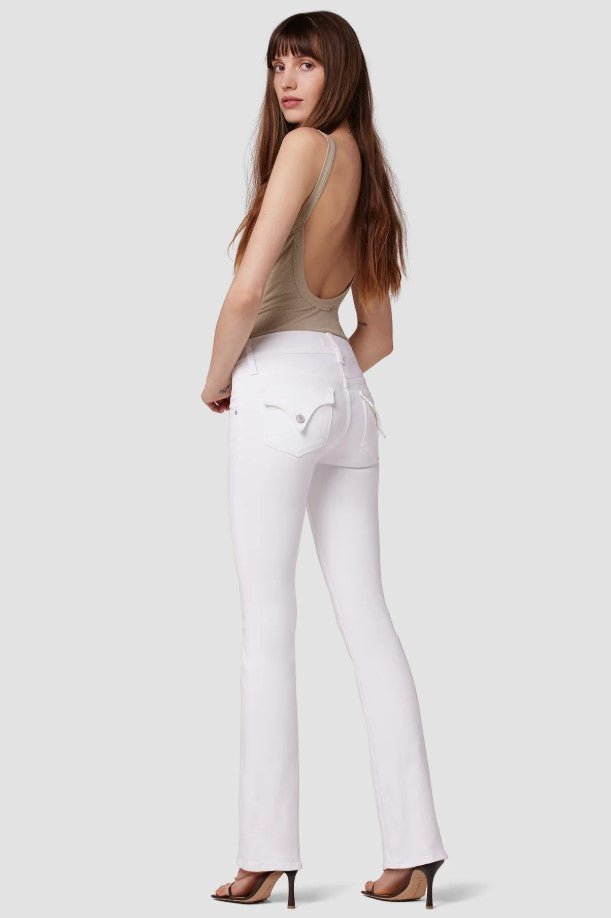 Beth Petite Mid Rise Baby Boot - White - Jaffi's