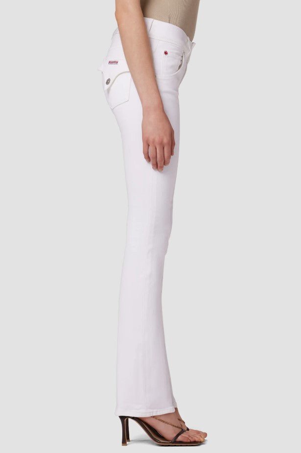 Beth Petite Mid Rise Baby Boot - White - Jaffi's