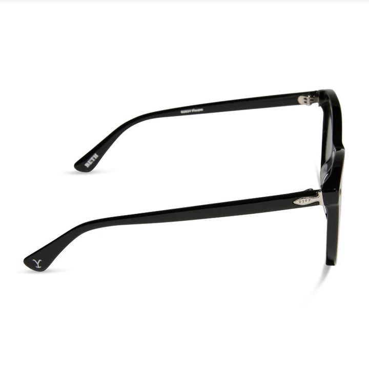 Beth III Sunglasses - Black + Clear Demo