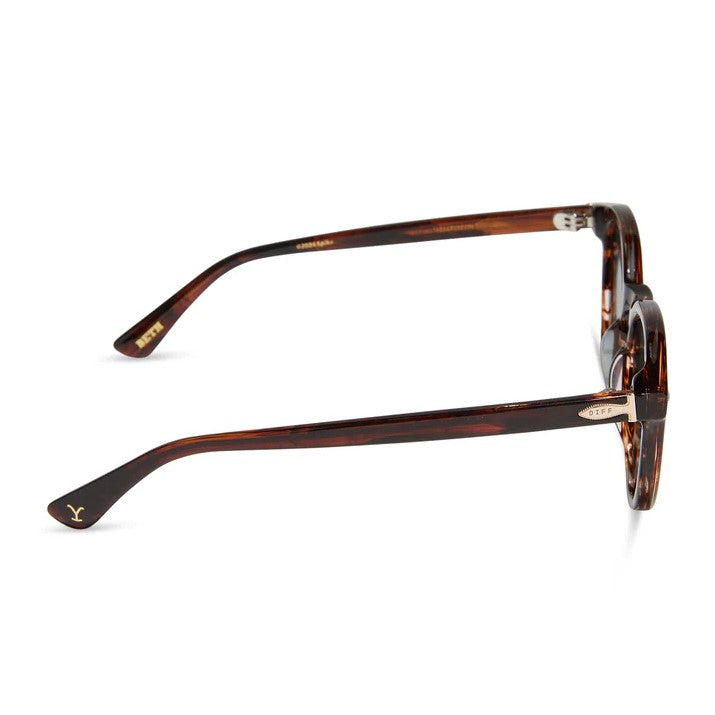 Beth Sunglasses - Sequoia + Blue Green Gradient Polarized