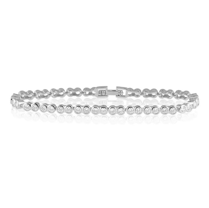 Bezel Tennis Bracelet