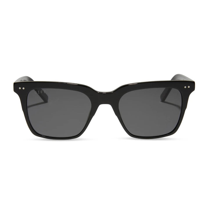 Billie Sunglasses - Black + Grey + Polarized