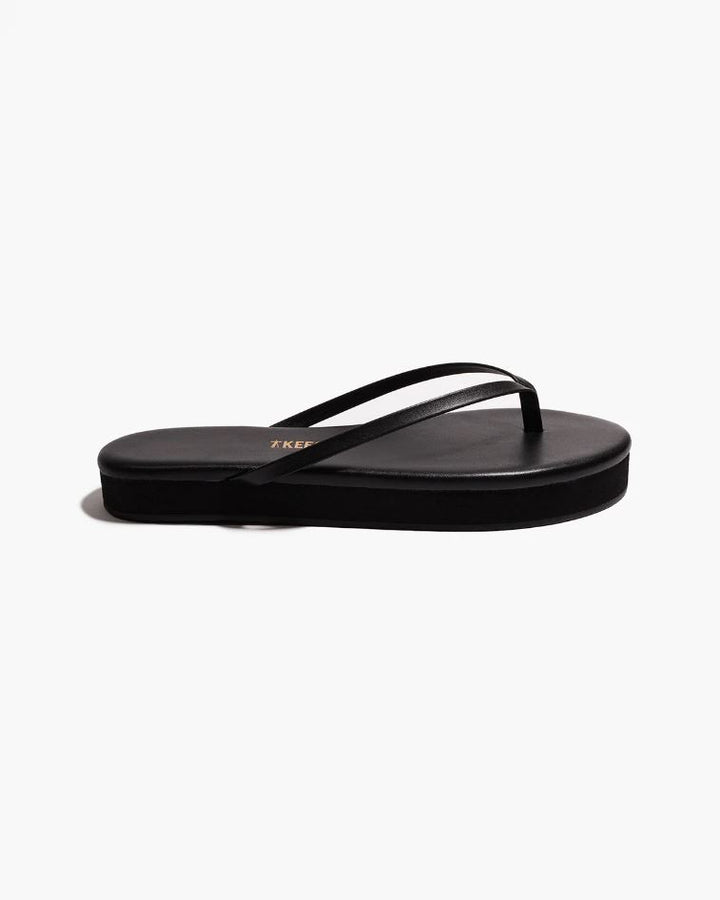 Platform Lily Flip Flop - Black