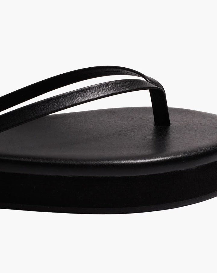 Platform Lily Flip Flop - Black