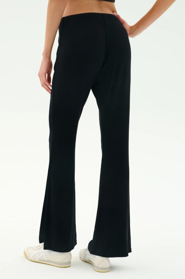 Black Blaire Rib Pant