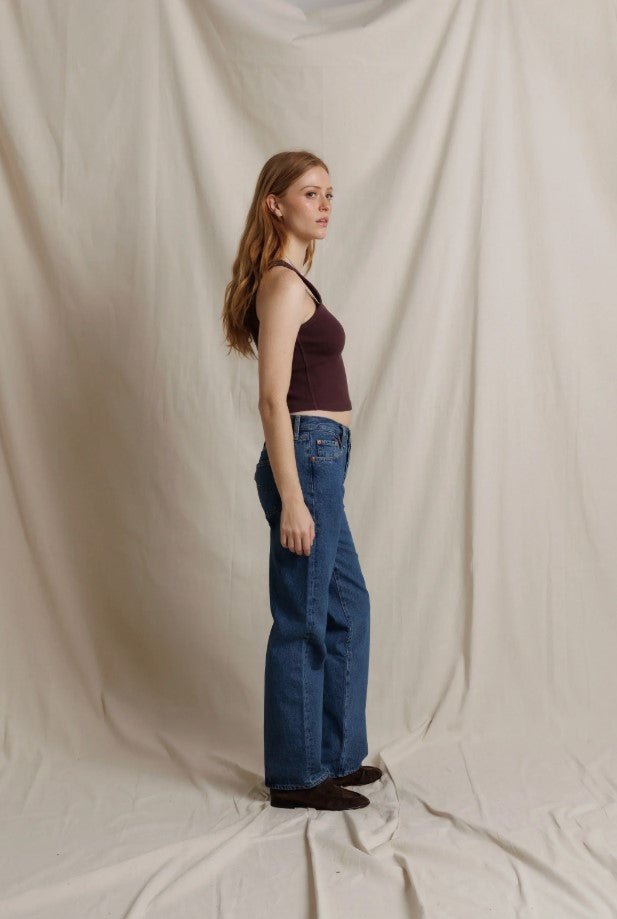 Blondie Rib Tank - Cherry Lacquer - Jaffi&